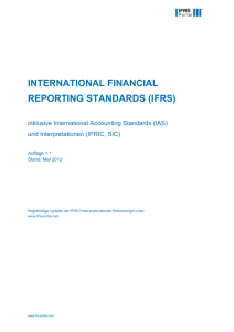 IFRS-Texte Auflage 1.1 (Mai 2012) - IFRS