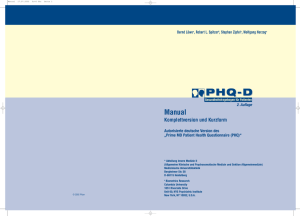 PHQ Manual