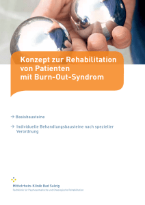 Konzept zur Rehabilitation von Patienten mit Burn-Out