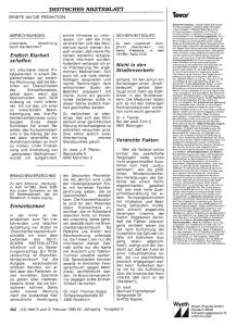 Deutsches Ärzteblatt 1985: A-302