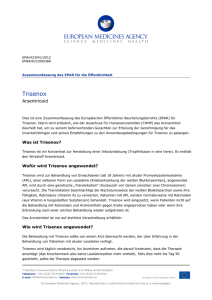 EPAR von Trisenox® (Arsentrioxid)