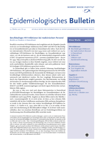 Epidemiologisches Bulletin 42/2001