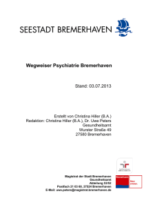 Wegweiser Psychiatrie Bremerhaven