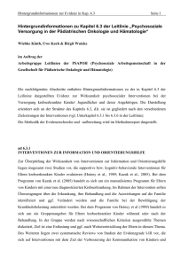 PSAPOH S3-Leitlinie Hintergrundinfo zur Evidenz Kap. 6.3, 2013