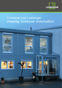 Container von Losberger: Vielseitig, funktional, wirtschaftlich PDF