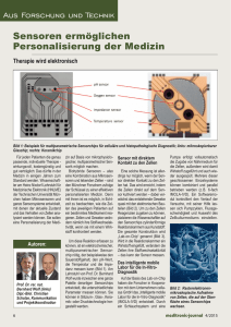 Aus Forschung und Technik Sensoren ermöglichen - beam