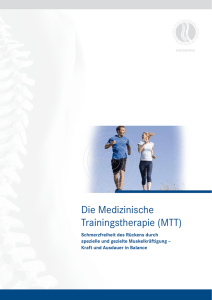 Die Medizinische Trainingstherapie (MTT)
