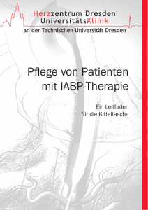 Pflege von Patienten mit IABP-Therapie
