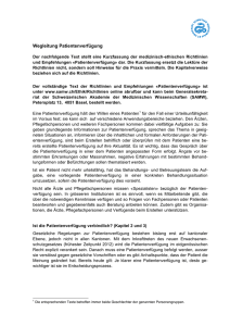 Wegleitung Patientenverfügung