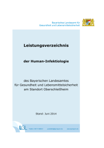 Leistungsverzeichnis der Human