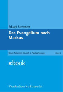 Das Evangelium nach Markus