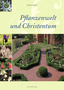 Pflanzenwelt und Christentum - SHOP