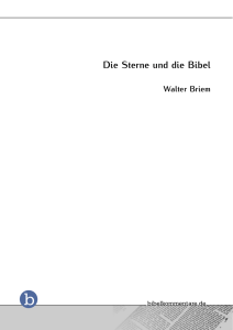 Die Sterne und die Bibel