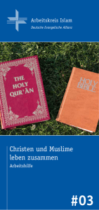 Christen und Muslime leben zusammen