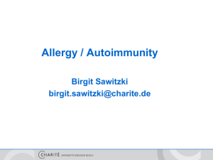Allergy / Autoimmunity