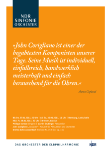 John Corigliano ist einer der begabtesten Komponisten