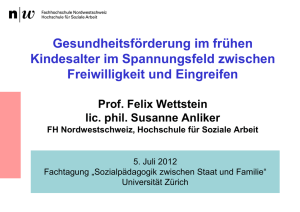 Präsentation Wettstein & Anliker