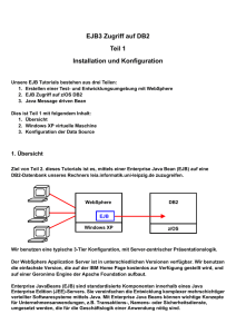 EJB3 Zugriff auf DB2 Teil 1 Installation und Konfiguration