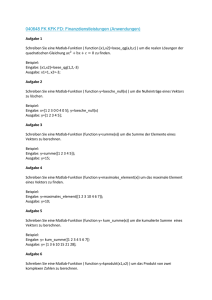 040648 FK KFK FD: Finanzdienstleistungen (Anwendungen)