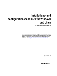 Installations- und Konfigurationshandbuch für Windows und Linux