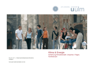 Klima & Energie - Universität Ulm