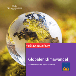 Globaler Klimawandel – Klimawandel und Treibhauseffekt