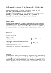 Skript Humangenetik WS 2015 - Ruhr