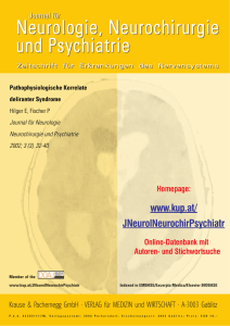 Pathophysiologische Korrelate deliranter Syndrome