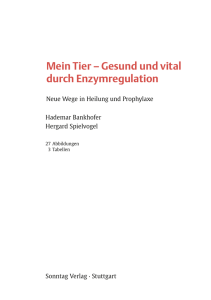 Sonntag: Mein Tier - Gesund und vital durch Enzymregulation