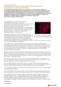 707-Dickdarmkrebs - MDC-Forscher identifizieren genetischen