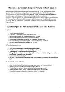 Materialien zur Vorbereitung der Prüfung im Fach Deutsch