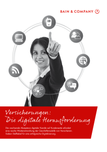 Versicherungen: Die digitale Herausforderung