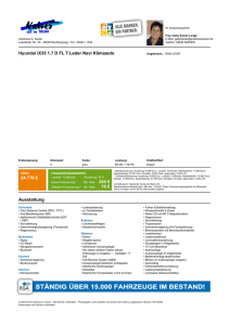 Hyundai iX35 1.7 D FL T.Leder Navi Klimaauto 24.770 € 244 € 76