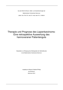 Eine retrospektive Auswertung des hannoveraner Patientenguts