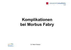 Morbus Fabry - MHS Medical Home Service GmbH