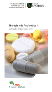 Therapie mit Antibiotika – Information des SMS