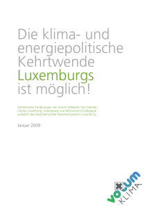 Die klima- und energiepolitische Kehrtwende