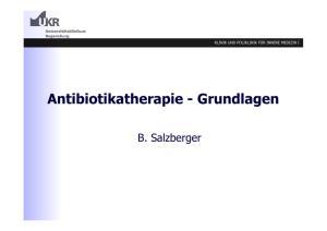 Antibiotikatherapie