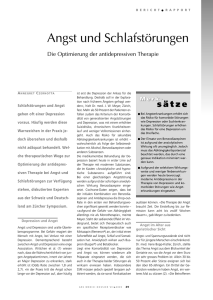 Angst und Schlafstörungen - Rosenfluh Publikationen AG