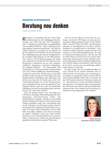Beratung neu denken - Deutsches Ärzteblatt