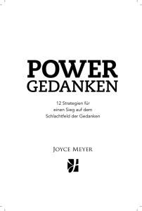 GEDANKEN - Joyce Meyer