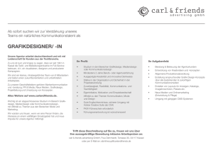 GRAFIKDESIGNER/ -IN - carl & friends advertising GmbH
