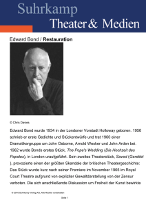 Edward Bond / Restauration