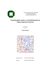 Experimentelle Analyse von Freiheitsgraden im Planar