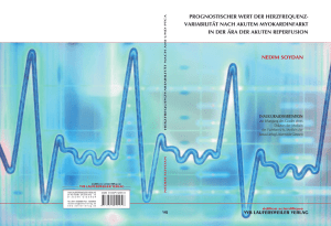 Prognostischer Wert der - Zur Giessener Elektronischen Bibliothek