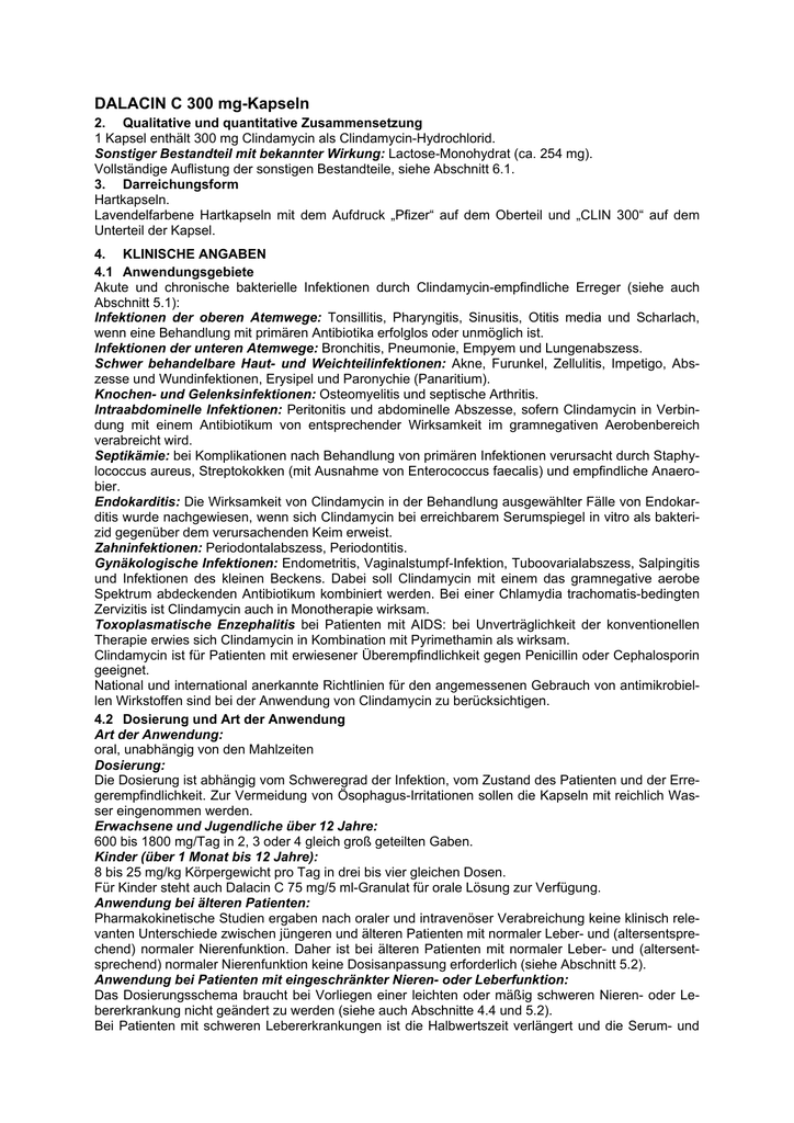 C Dalacin Sinusitis