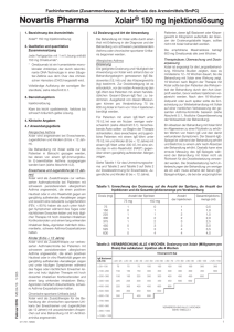 Xolair® 150 mg Injektionslösung - FachInfo