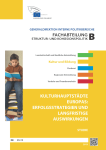 Kulturhauptstädte Europas: Erfolgsstrategien und langfristige