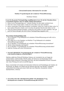 1 / 5 Gebrauchsinformation: Information für Anwender Motifene75