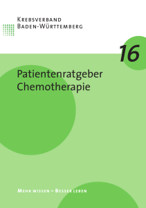 Patientenratgeber Chemotherapie